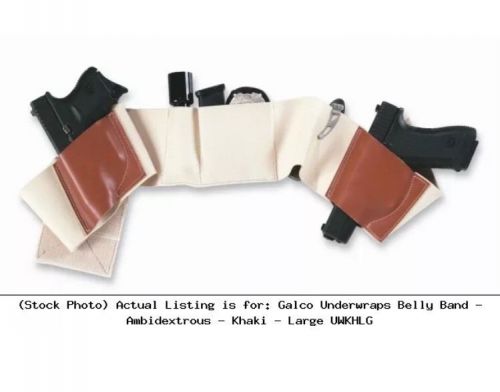 Glaco Belly Band Holster Size Large Item #UWKHLG Police Sheriff Cop