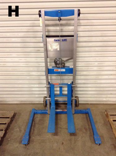 Genie lift gl-4 hand winch lift truck 5ft 11in. lifting height 500lb capacity for sale