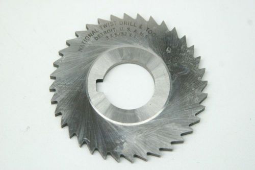 Straight Tooth Plain Milling Cutter 3 x 5/32 x 1 HS USA