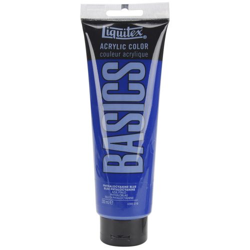 Liquitex Basics Acrylic Paint 250ml-Phthalocyanine Blue