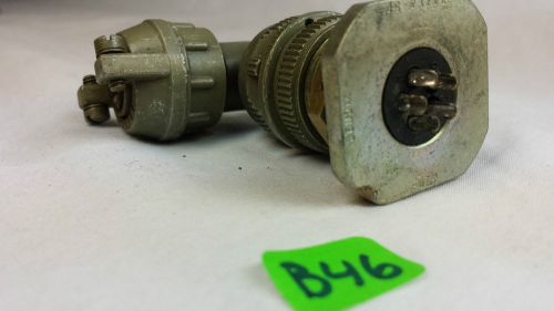 MIL SPEC 5PIN MATING CONNECTOR BENDIX  CANNON MS3108E14S-5P 1074714-5S LOT:B46