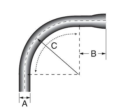 CONDUIT ELBOW,3/4&#034;PVC SWEEP,BE