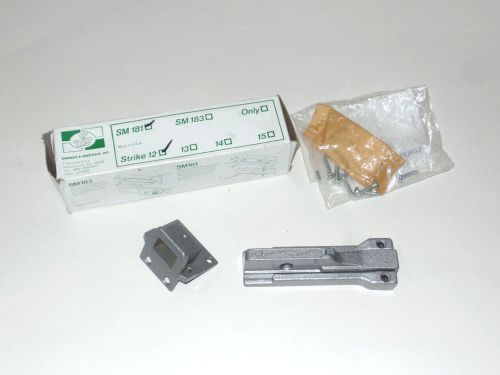 Vintage sargent &amp; greenleaf sm181 sliding deadbolt lock heavy duty for sale