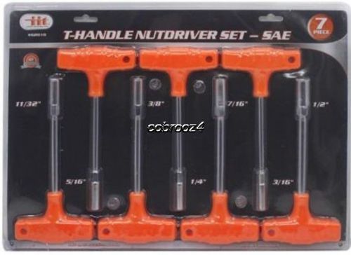 IIT 7pc SAE T-HANDLE NUTDRIVERS 62010