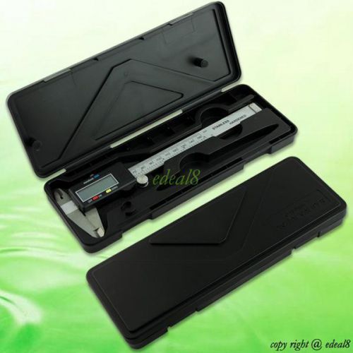 6&#034; 150mm digital vernier caliper gauge electronic micrometer lcd measuring tool for sale