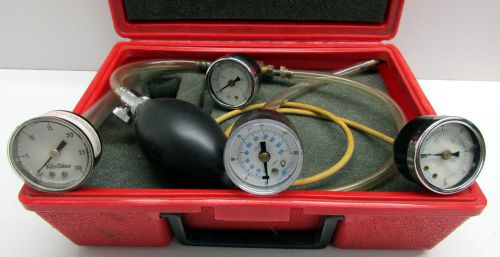 LOT OF (4) ASSORTED PNEUMATIC CALIBRATION GAUGES 0-30 PSI