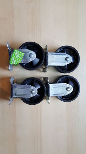 Set Of Four Wheel ALGOOD Rigid Wheel Casters