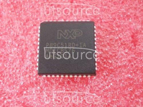 5PCS P89C51RD+IA  Encapsulation:PLCC44,80C51 8-bit Flash microcontroller family