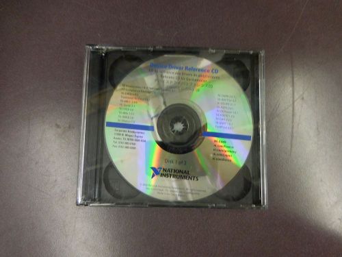National Instruments Device Driver Reference ALL 3 CD&#039;S 9103D bin 3