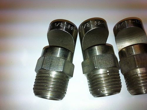 3 PCS  Stainless Steel spray nozzle  1/2&#034;  spray systems  S.S.C0.  1/2 KSS-120
