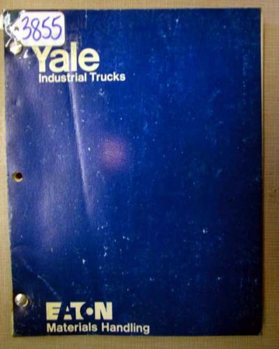 Yale Service Maintenance Manual ITD1219 K78C &amp; ESCH