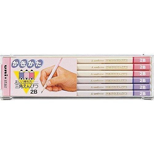 Mitsubishi Pencil pencil Uni Star US439 triangle dozen pink