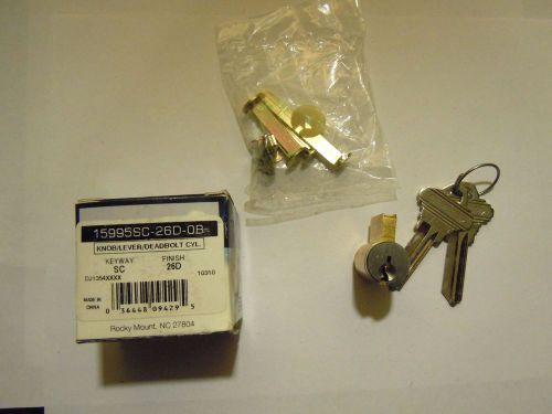 KEY IN KNOB/LEVER/DEADBOLT SCHLAGE C SATIN CHROME