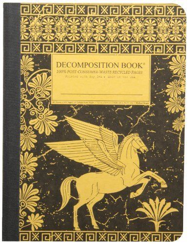 Pegasus Decomposition Book College Ruled Consumer Recycled Notebook Stationary