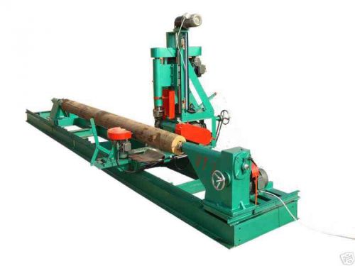 Log home house cabin manufacturing machine / log lathe