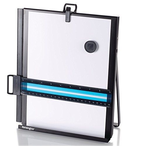 Kensington Metal Letter Size Copyholder with Line Guide and Magnetic Paper