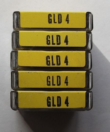 GLD-4 - QTY 5 FUSES - NEW BUSSMANN BUSS