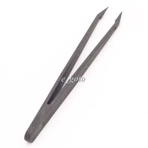 Black Anti static Plastic tweezers 93002 Tweezers ESD Conductive Plastic Tweezer