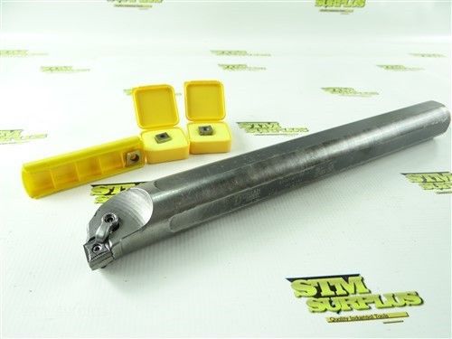 DORIAN S24U-MCLNR-4 INDEXABLE BORING BAR 1-1/2&#034; SHANK X 14&#034; LONG + 3 NEW INSERTS