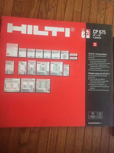 Hilti Fire Stop Board CP 675T 26&#034; x 28&#034; x 1&#034;