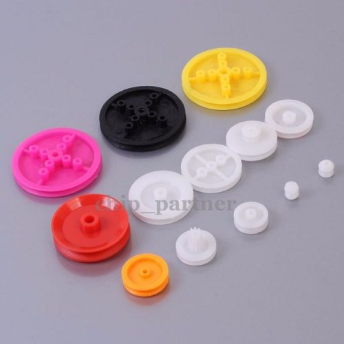 Plastic belt pulley gear 13kinds for diy accessories model car wheel for sale