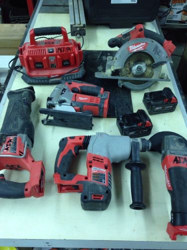 Milwaukee Fuel Cordless M18 Tool Lot