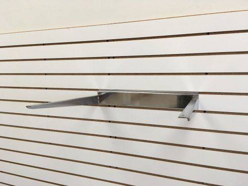 Slat Wall Chrome Bracket