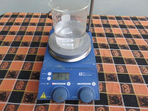 IKA Werke RET Control-Visc Saftey Control Hot Plate Magnetic Stirrer WORKING