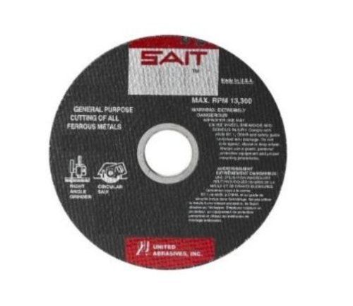 United Abrasives SAIT 24051 Type 1 14-Inch x 3/32-Inch x 1-Inch IronWorker Chop