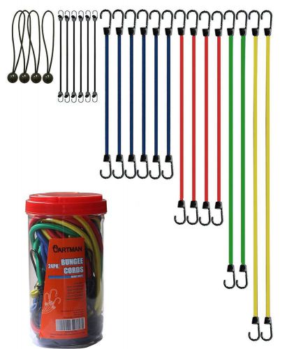 NEW Cartman Bungee Cords Assortment Jar 24 Piece in Jar Fast Free Shipping!