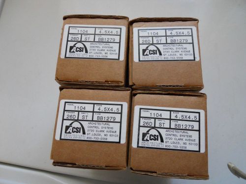 Lot of 4-acsi 1104  4.5&#034; x 4.5&#034; electrified hinge 2 wire power transfer for sale