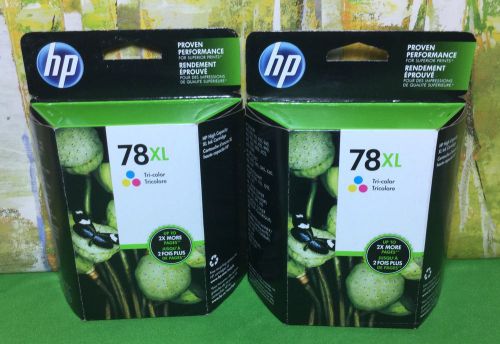 NEW Lot of 2 Genuine HP 78XL Tri-Color Ink Cartridge C6578AN *expired