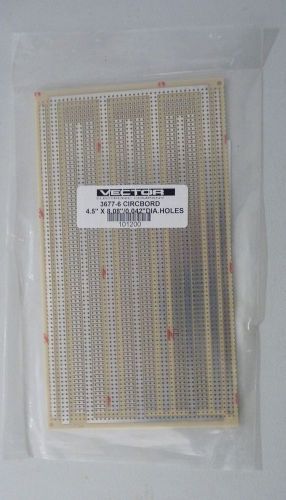 VECTOR 3677-6 CIRCBORD Breadboard, General Purpose Non-Plated Through Hole (NPTH