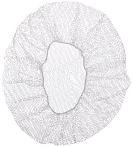 Keystone 109HPI-21-WH White Soft Heavyweight Nylon Honeycomb Hairnet with 1/16&#034;