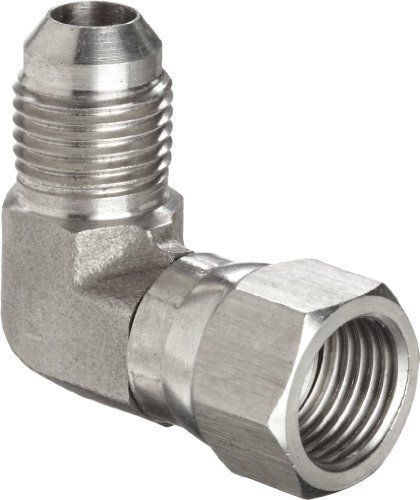 Brennan 6500-06-06-ss, stainless steel jic tube fitting, 06mj-06fjs 90 degree for sale