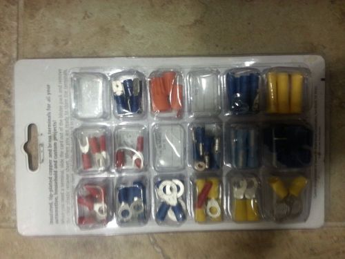 Radioshack Insulated terminal 81 piece assortment 64-3098 (some missing)