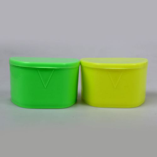 2Pcs Dental Retainer Orthodontic Mouthguard Denture Storage Cases Box Bulk