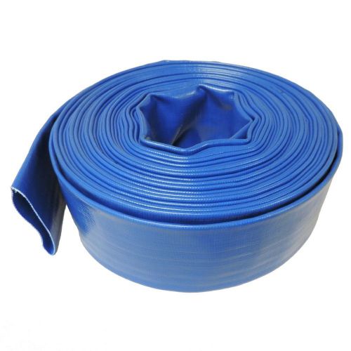 1 1/2&#034; x 50&#039; HydroMaxx Heavy Duty Lay Flat Pool Discharge &amp; Backwash Hose for...