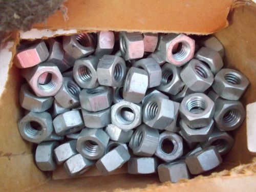 50) 7/16&#034; coarse thread left hand Hex Nut Nuts Grade 5 22891-R1 IH OLD Stock