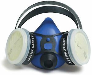 Dentec DNT-100-M-00 Comfort-Air Half Mask Silicone Rubber, Medium