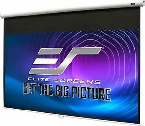 Elite Screens Manual Series 80-INCH 4:3 Ratio Manual Pull Down Projection Screen