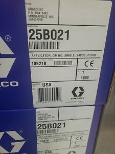 GRACO 25B021 GM100 Single Slim 24 VDC Applicator with Pt 100 RTD