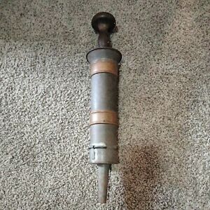 Vintage Tin Sausage Stuffer Very Nice Condition