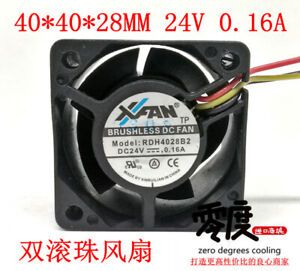 #LL NEW Fan   RDH4028B2 4028 4CM 24V 0.16A 3