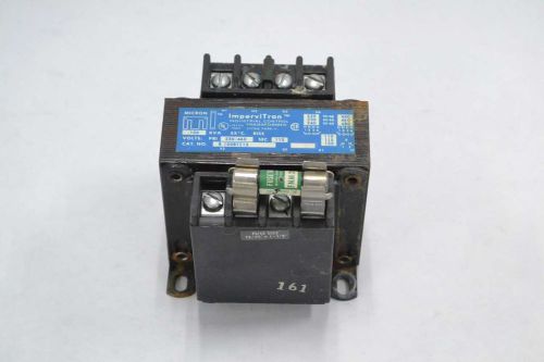 Micron b100btz13 impervitran 100va 230/460v-ac 115v-ac transformer b354579 for sale