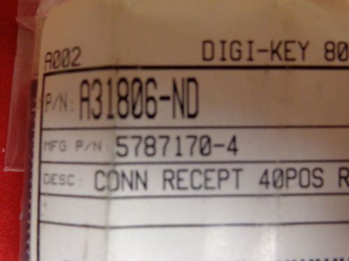 5787170-4 conn recept 40pos r/a .050&#034; gold 1 per for sale