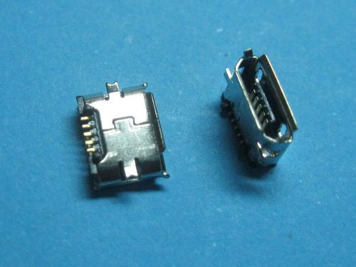 500 pcs SMT Micro 5 pin  USB Female Jack Socket Connector