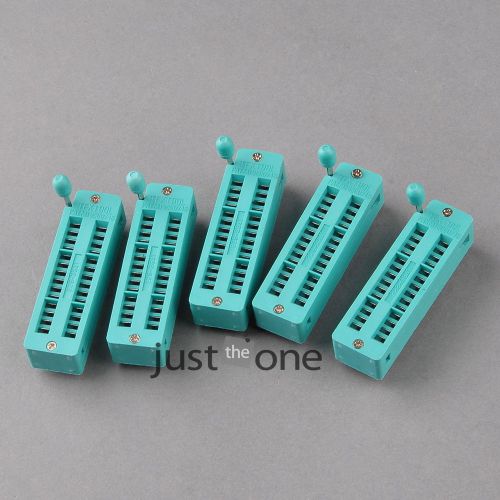 5 PCS ZIF 28-pin 28 Pins Circuit Experiments Test Universal IC Socket Narrow