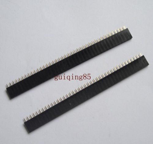 New 8 Pcs 40 Pins 2.54mm Single Row Female Header Strip