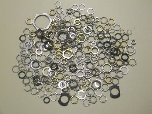 Avionics switch nuts/hardware, lot of over 200pcs. mostly common sizes, some odd for sale